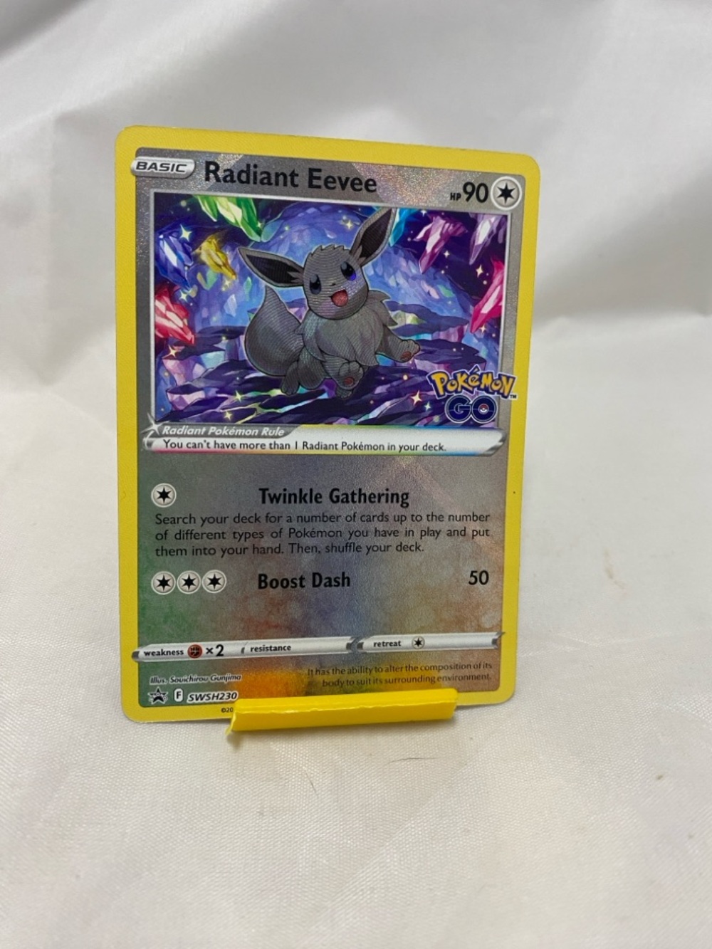 Pokemon Radiant Eevee Radiant - SWSH230 - SWSH Black Star Promos Holo Promo HP